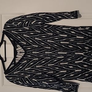 Black & White Sweater Dress